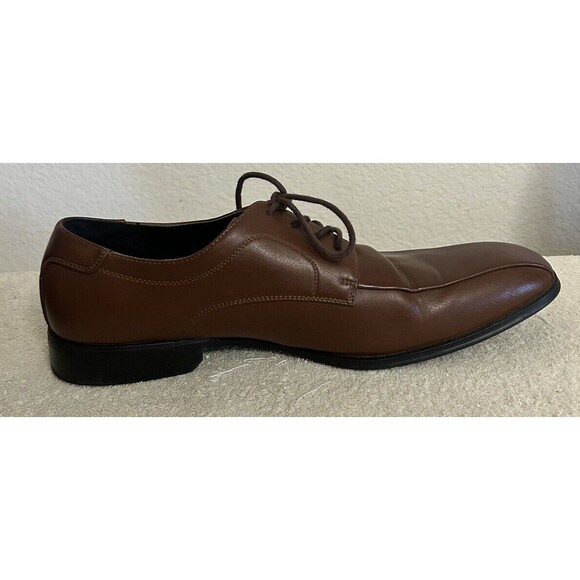 Alfani Dress Shoes Men's Size 13 M Seth Brown Oxfords - Picture 4 of 10